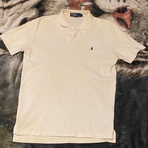 Polo by Ralph Lauren Men's Off-White Polo Shirt